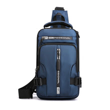 Cargar imagen en el visor de la galería, Bolsa Antirrobo Crossbody  ,con carga USB  Mochila de hombro, impermeable Bolsas con cerradura de combinación
