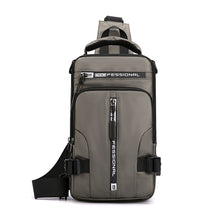 Cargar imagen en el visor de la galería, Bolsa Antirrobo Crossbody  ,con carga USB  Mochila de hombro, impermeable Bolsas con cerradura de combinación
